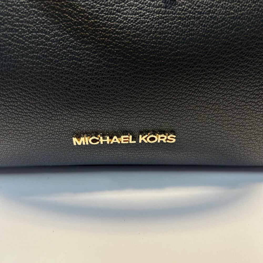 Michael Kors Hamilton‎ Pebbled Leather Sherpa Trimmed Crossbody/Satchel NWT - Picture 4 of 15